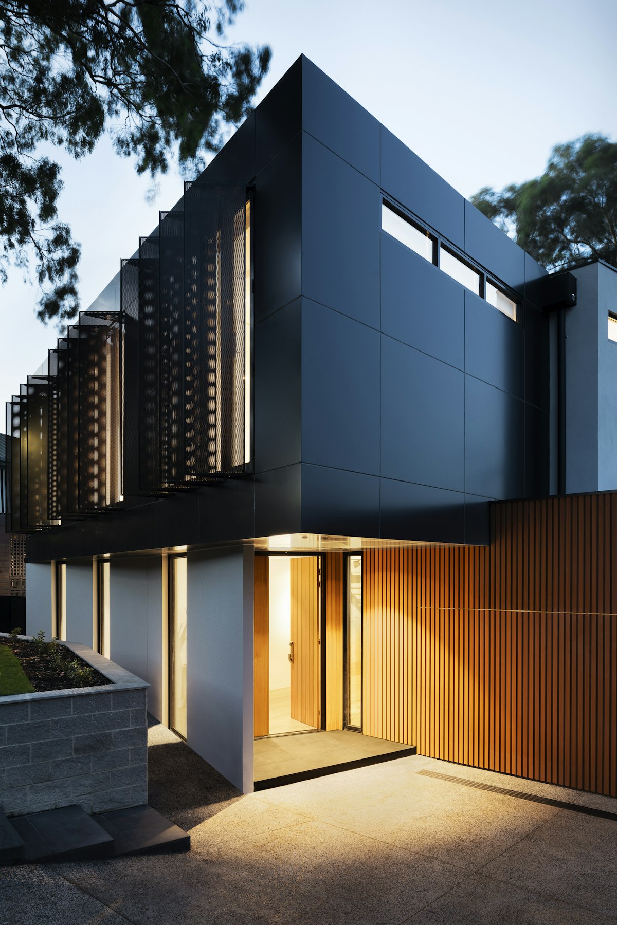 Modern residential exterior